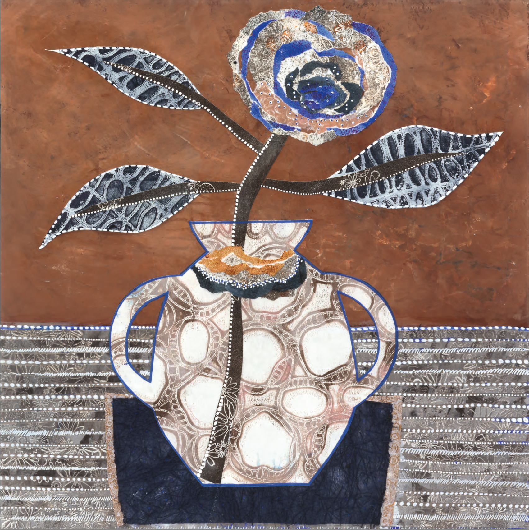 uniek kunstwerk bloemen blij vrolijk hip hippe voor aan de muur, kleur, kunst, acrylverf, experimenten monoprint