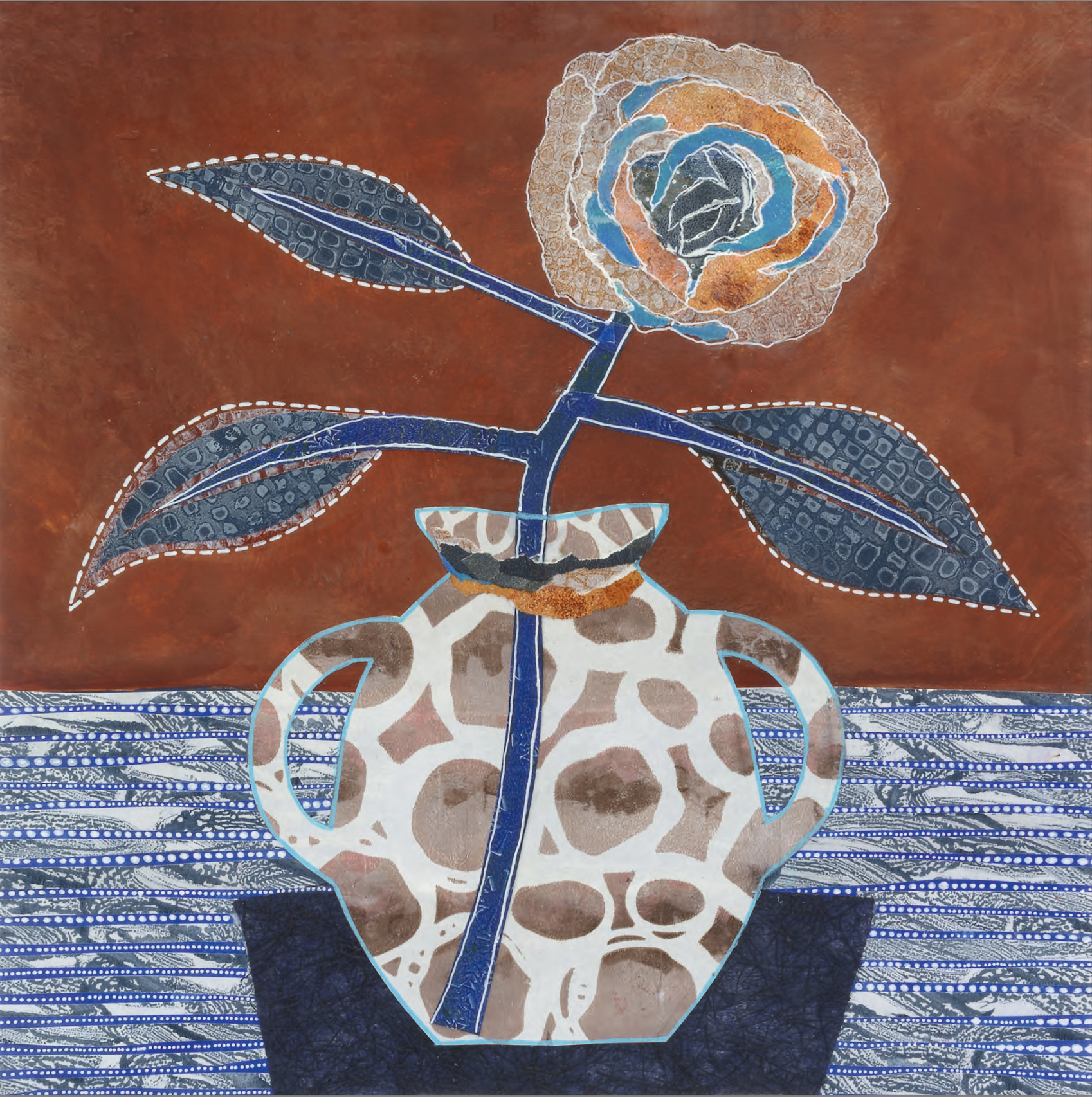 kunst, kleur, acrylverf, voor aan de muur, experimenteren, monoprint, hip hippe vrolijk blij, bloemen
